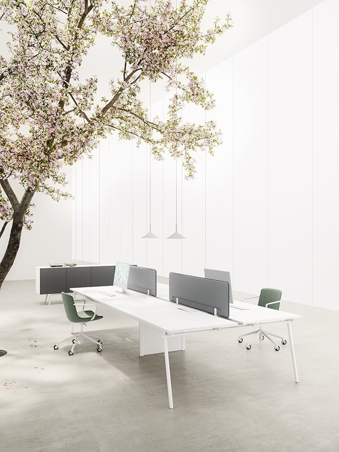 Jak skutecznie wydzielić strefy w biurze? Nowoczesne meble modułowe do biura i ich rola w elastycznym workspace